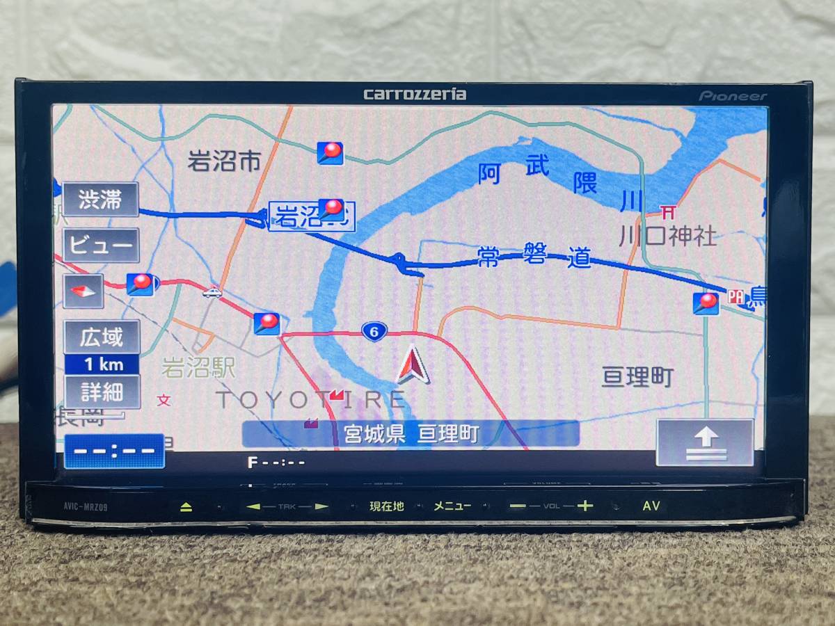 地図2019年】Pioneer カロッツェリア メモリーナビ AVIC-MRZ09☆CD/DVD