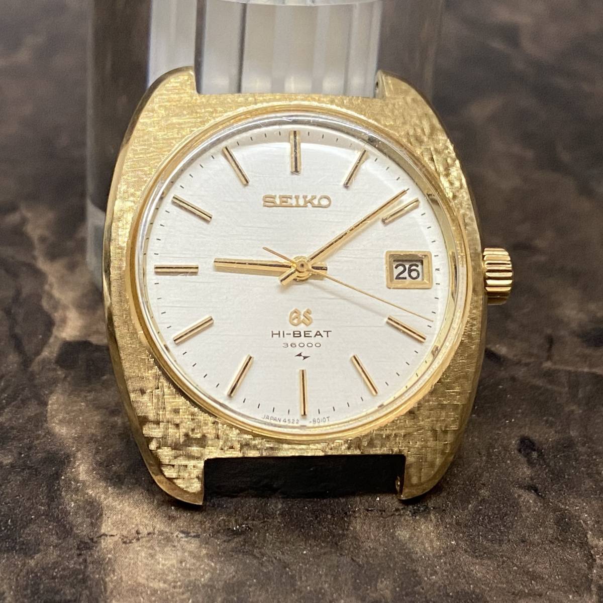 本物保証 SEIKO セイコー GS グランドセイコー K18YG HI-BEAT 4522-8010 手巻き メンズ 稼働品