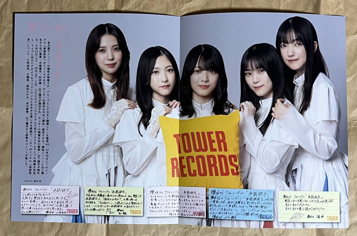 櫻坂46 承認要求 森田ひかる 田村保乃 藤吉夏鈴 守屋麗奈 山崎天 欅坂46 三期生 村山美羽 谷口愛季 山下瞳月 村井優 生写真 Start over_4