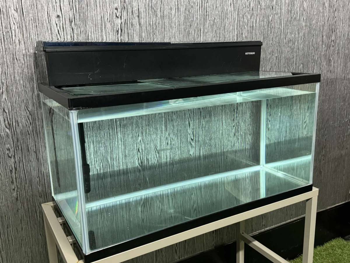 発送不可引き取り限定!!ガラス水槽W900×d450×h450とろ過ボックス