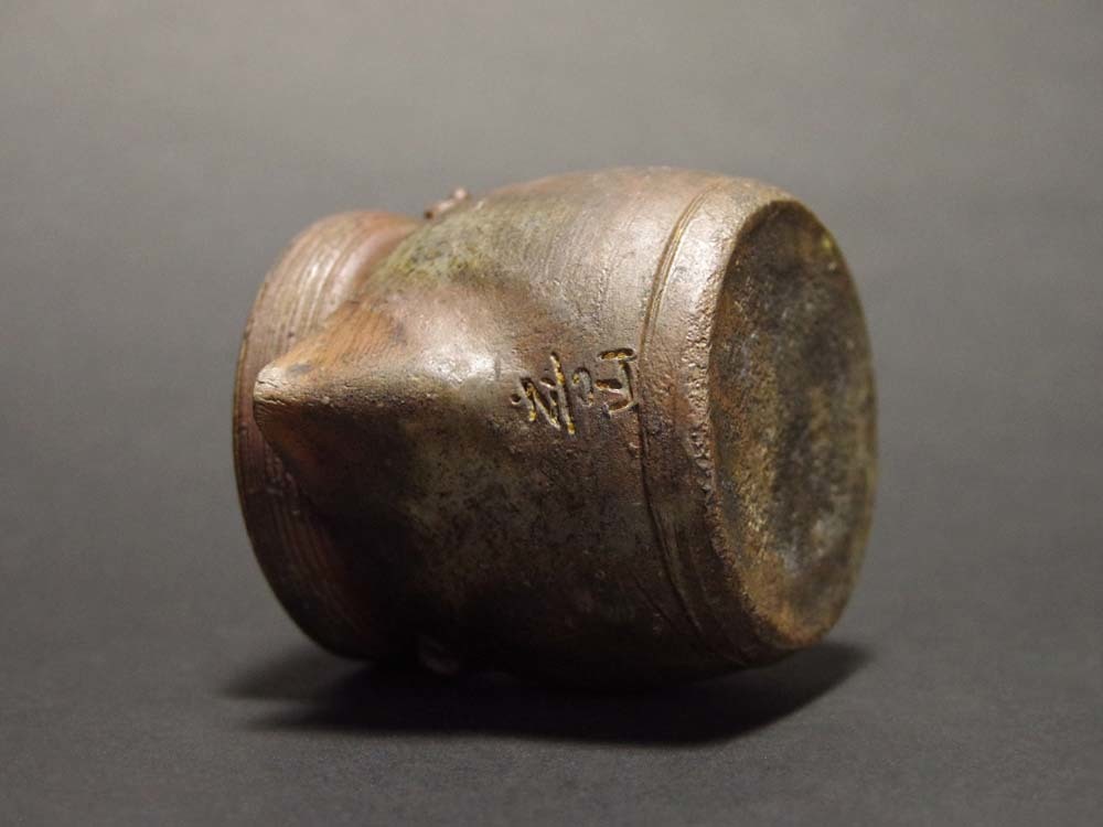 南蛮手　茶入　茶心壺　宝山　雲林院寶山　煎茶道具 南蛮手岡安宮山人造茶瓶急須宝瓶泡瓶貴重名品茶道具煎茶道具茶陶茶人