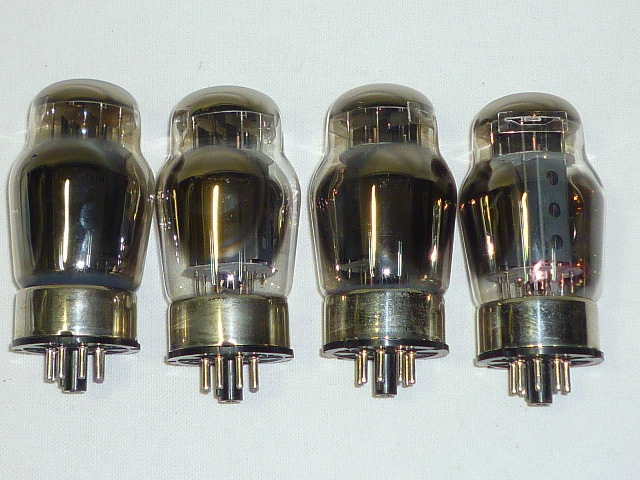 真空管 6550 4本 現状 メーカー不明 テスト用に