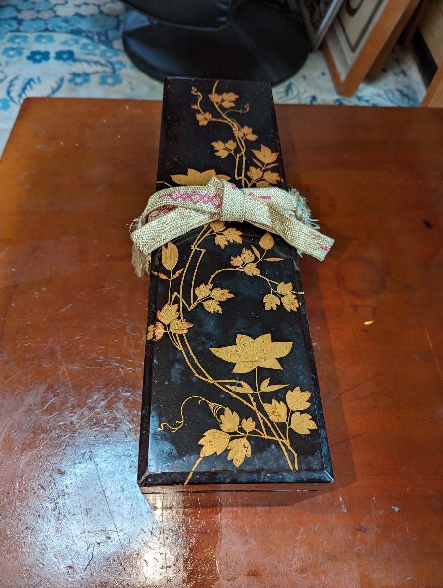 蒔絵文箱 と 短冊(硯箱、文箱)｜売買されたオークション情報、yahooの