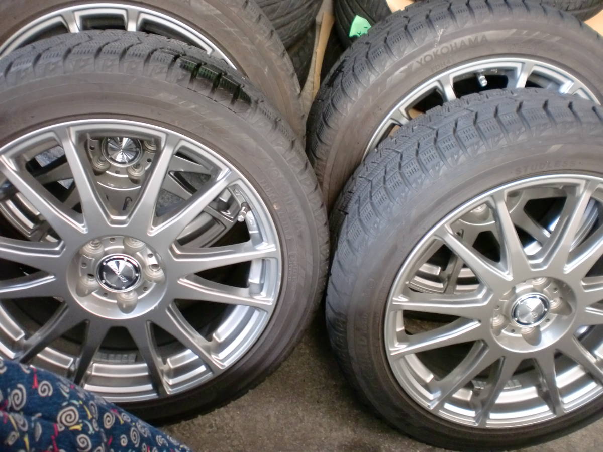 社外　PREDICT　17×7　PCD100　＋50★スタッドレス　205/50R17　4本＃ICEGUARD　IG60　インプレッサに