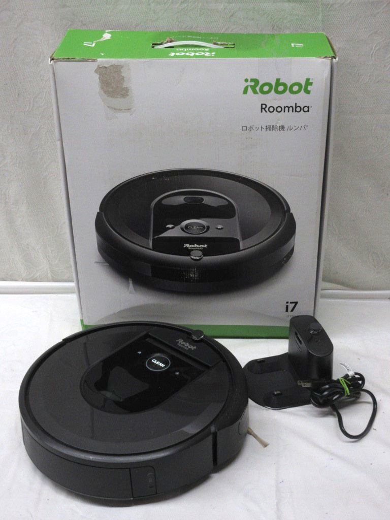 10K098 iRobot ルンバ i7 本体 + ホームベース 通電OK 中古 現状 売り切り