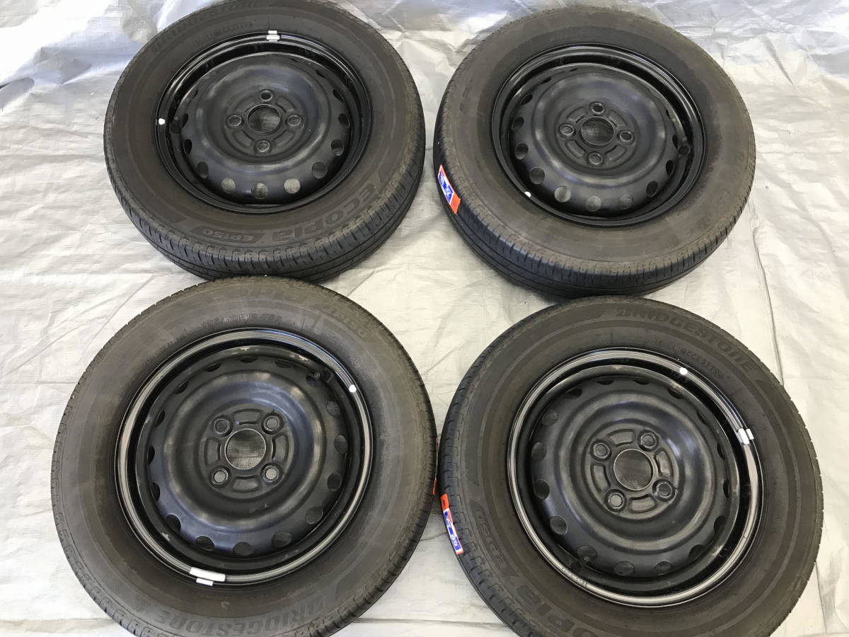 □□2310-208 ダイハツ LA350S ミライース 純正 スチールホイール 13 