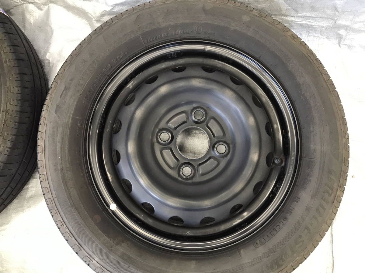 □□2310-208 ダイハツ LA350S ミライース 純正 スチールホイール 13 