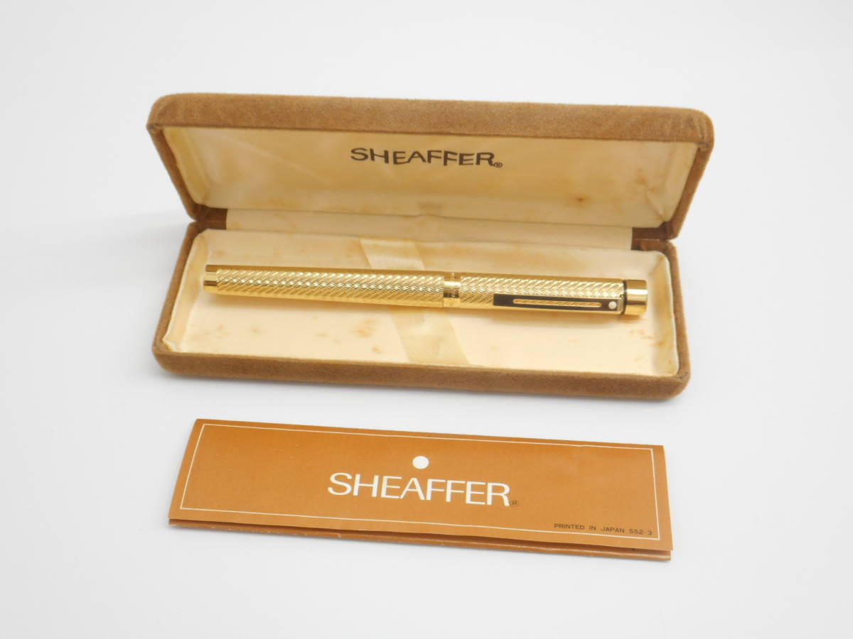 SHEAFFER 万年筆　14k I594Z72R 万年筆☆まとめてセット☆SHEAFFER☆14K☆18K☆585☆筆記用具