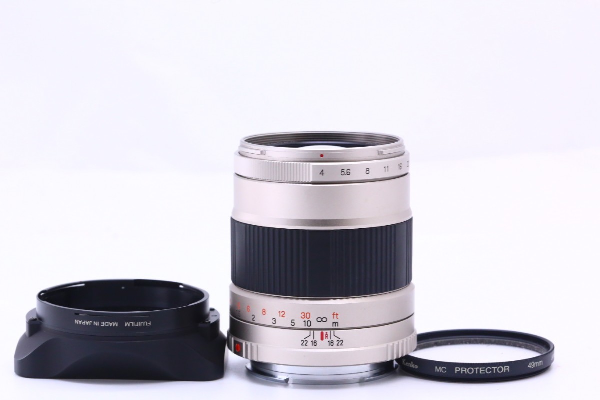 超美品】 FUJIFILM SUPER EBC FUJINON 90mm F4 フード付き TX-1用 広角