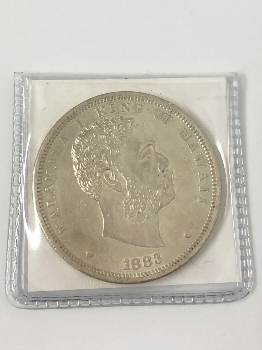 ハワイ王国 カラカウア1世 1ドル銀貨 1883年 【公式通販】