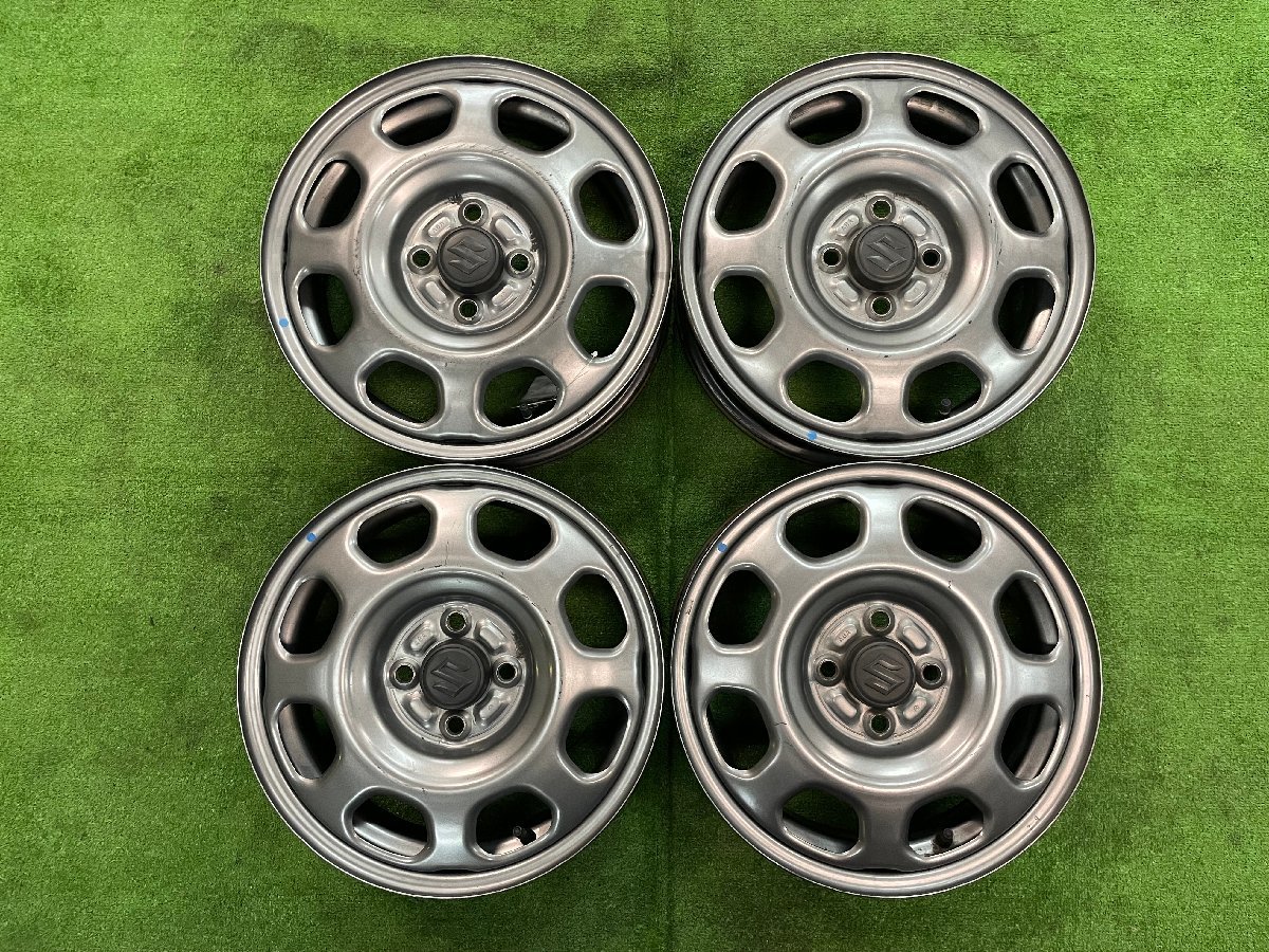 スズキ ラパン 純正アルミホイール 14×4.5J +45 14インチ 1本のみ [T