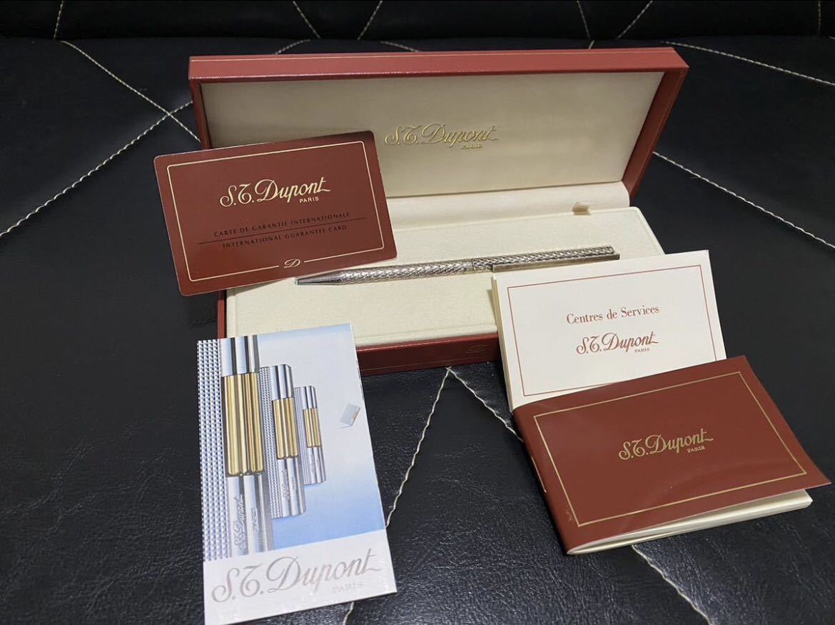 概ね美品 S.T.Dupont デュポン 045140 ボールペン 箱付き 文房具 筆記