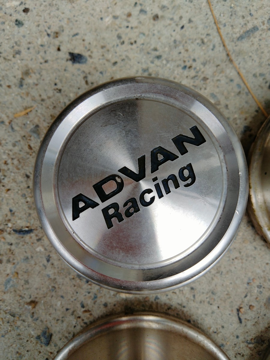 送料込み アドバンレーシング センターキャップ ハイ 4個セット ADVAN