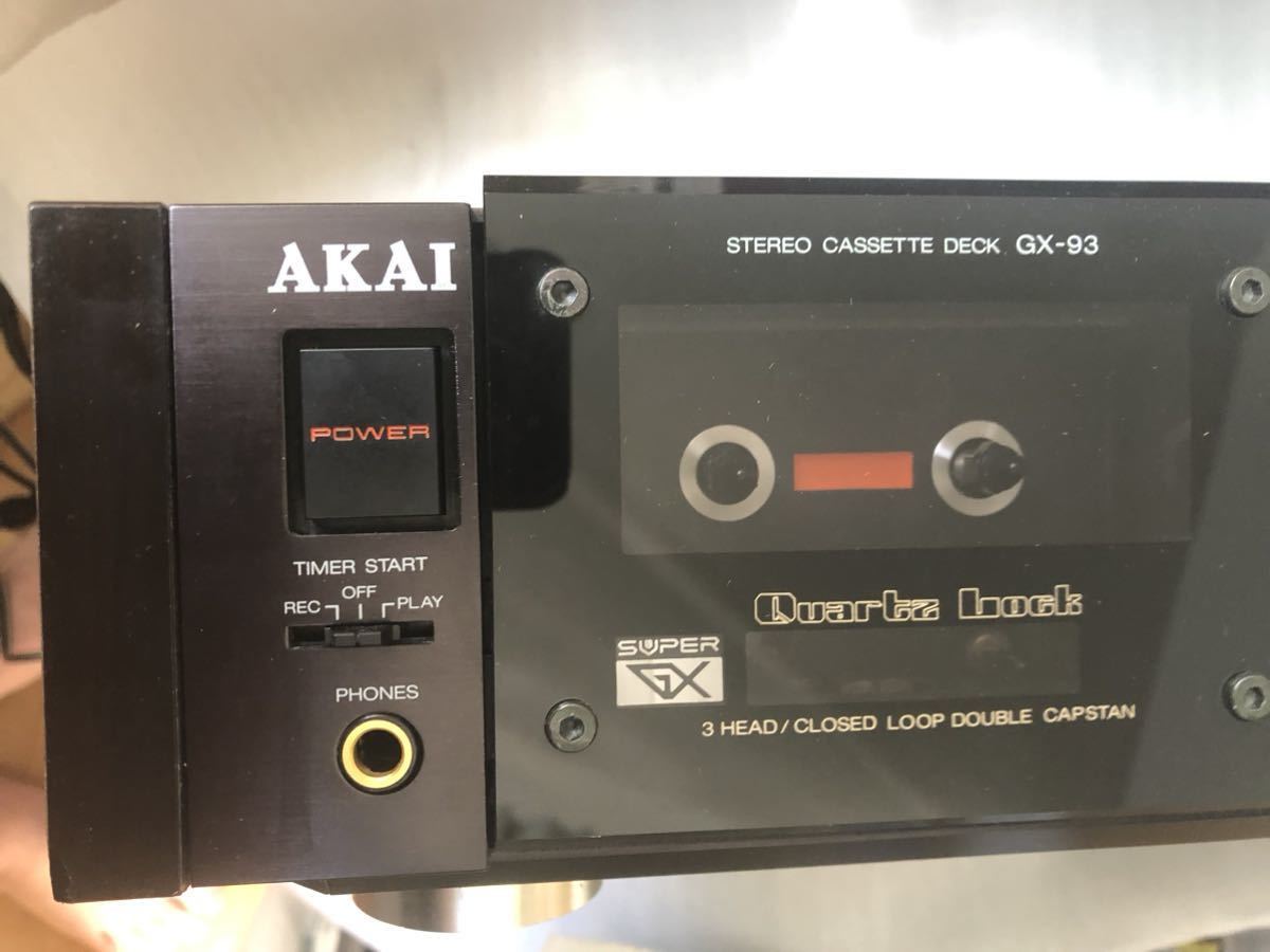 AKAI ステレオ カセットデッキ GX-93 赤井電機(一般)｜売買された