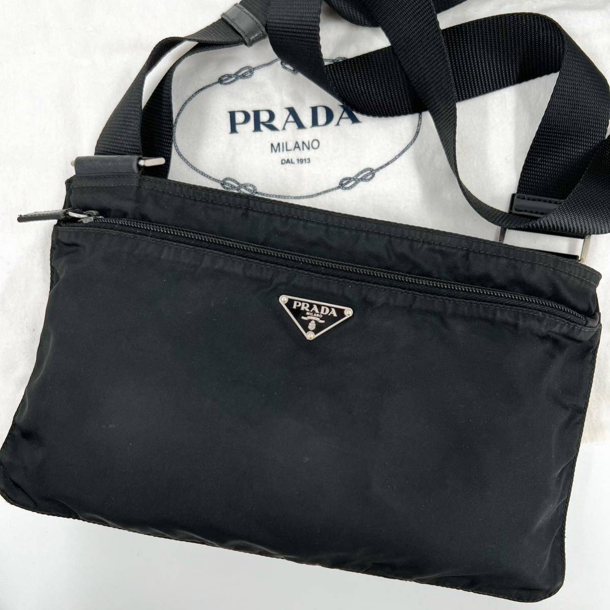 美品】PRADA 三角プレート ナイロン ショルダーバッグ 【公式通販】