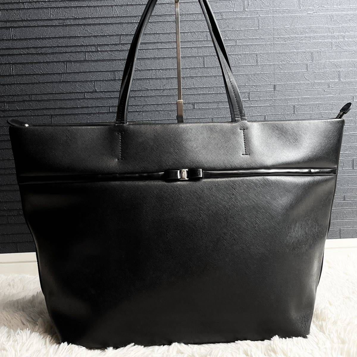 美品/A4収納 ○Salvatore Ferragamo フェラガモ メンズ ビジネス 
