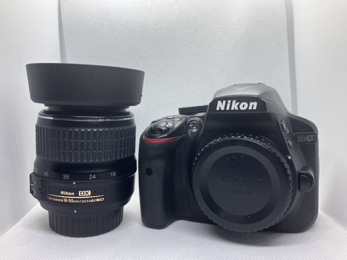 Nikon D3400 NIKKOR AF-S 18-55mm Nikon D3400 18-55mm Includes MORE