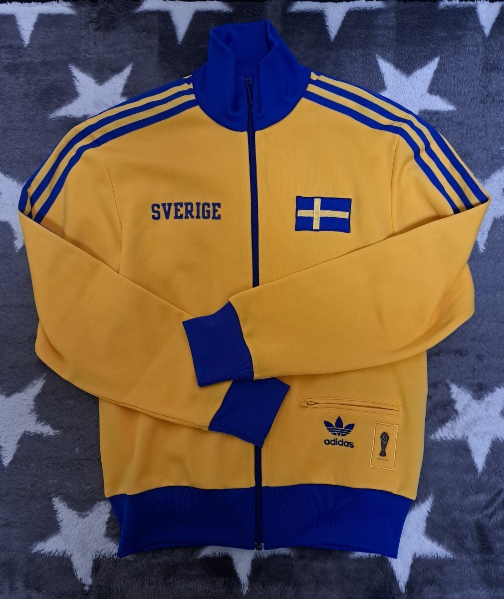 adidas　アディダス　ジャージ　サッカーワールドカップ　スウェーデン代表