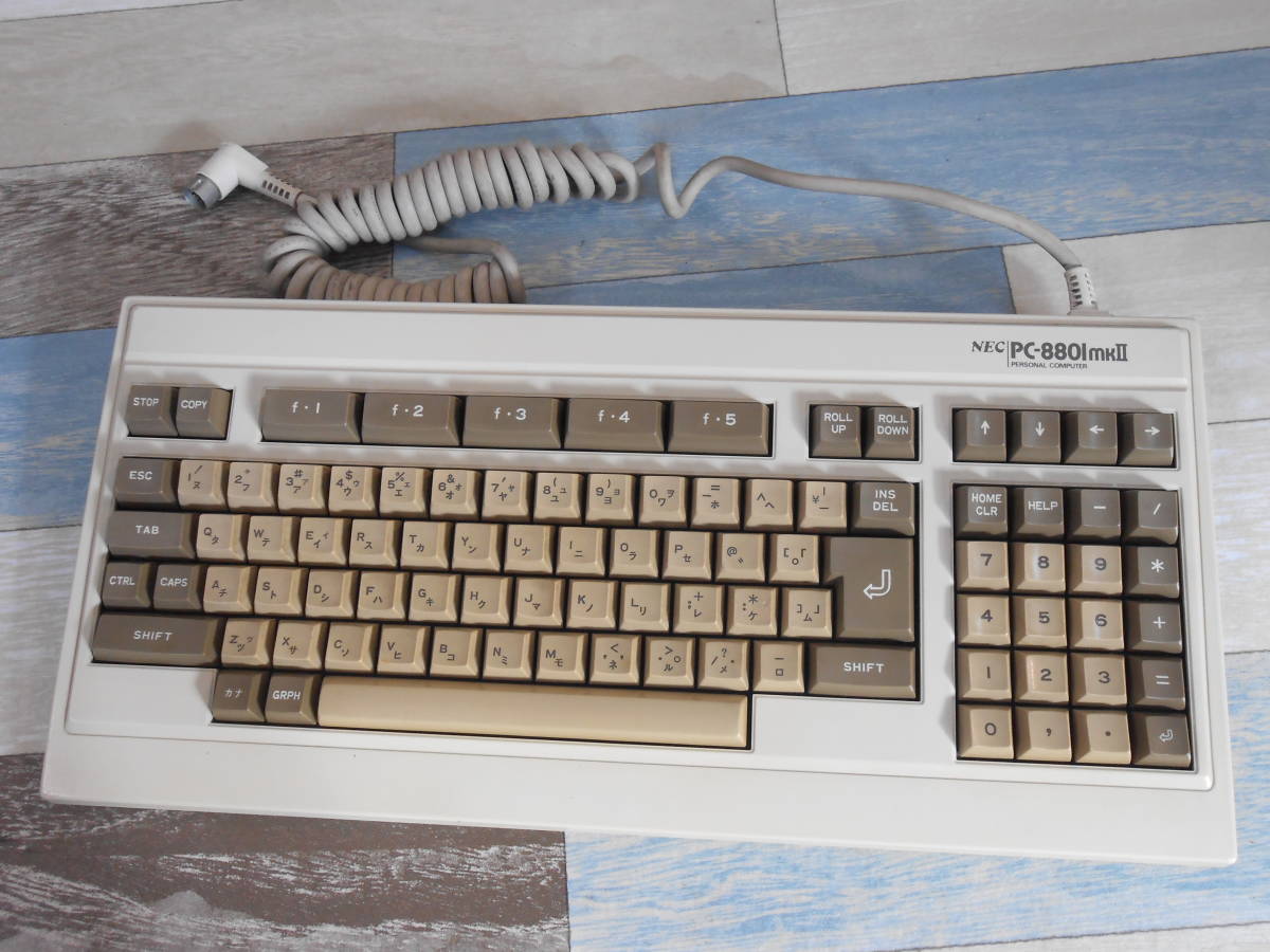 NEC】PC-8801mkⅡ用 キーボード （ジャンク） NEC PC-8801 動作未確認