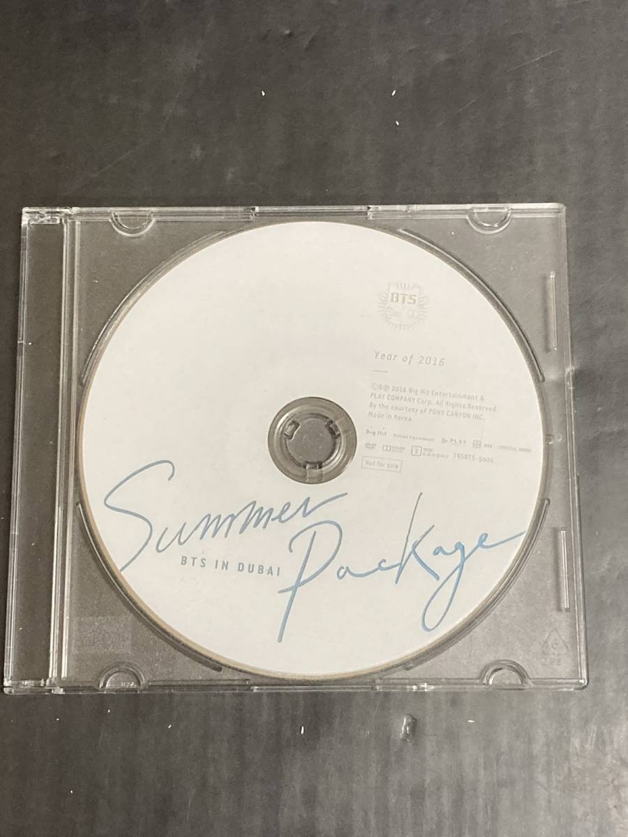 DVD】防弾少年団 BTS Summer Package IN DUBAI 2016[一部特典の欠品