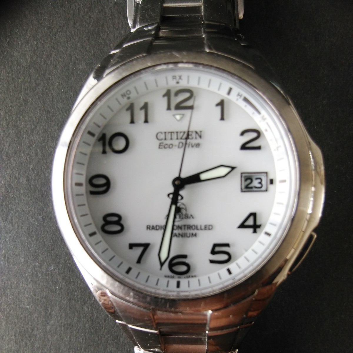 CITIZEN シチズンアテッサ メンズ腕時計 稼働品・チタン製