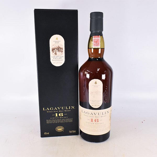 1円～★ラガヴーリン 16年 ＊箱付 750ml 43% アイラ LAGAVULIN J290030