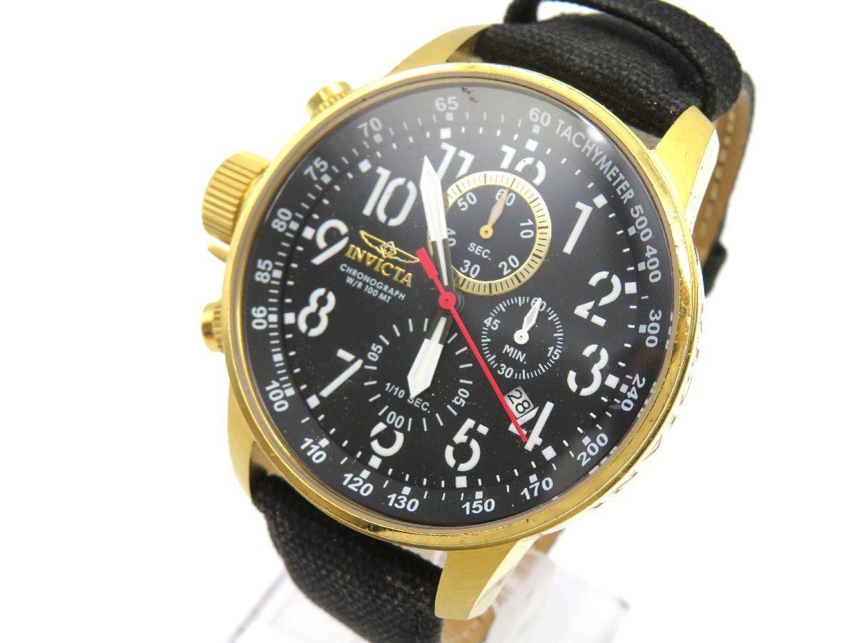 ブラックの中古品 INVICTA -クロノグラフ クロノ メンズ 2026年最新 