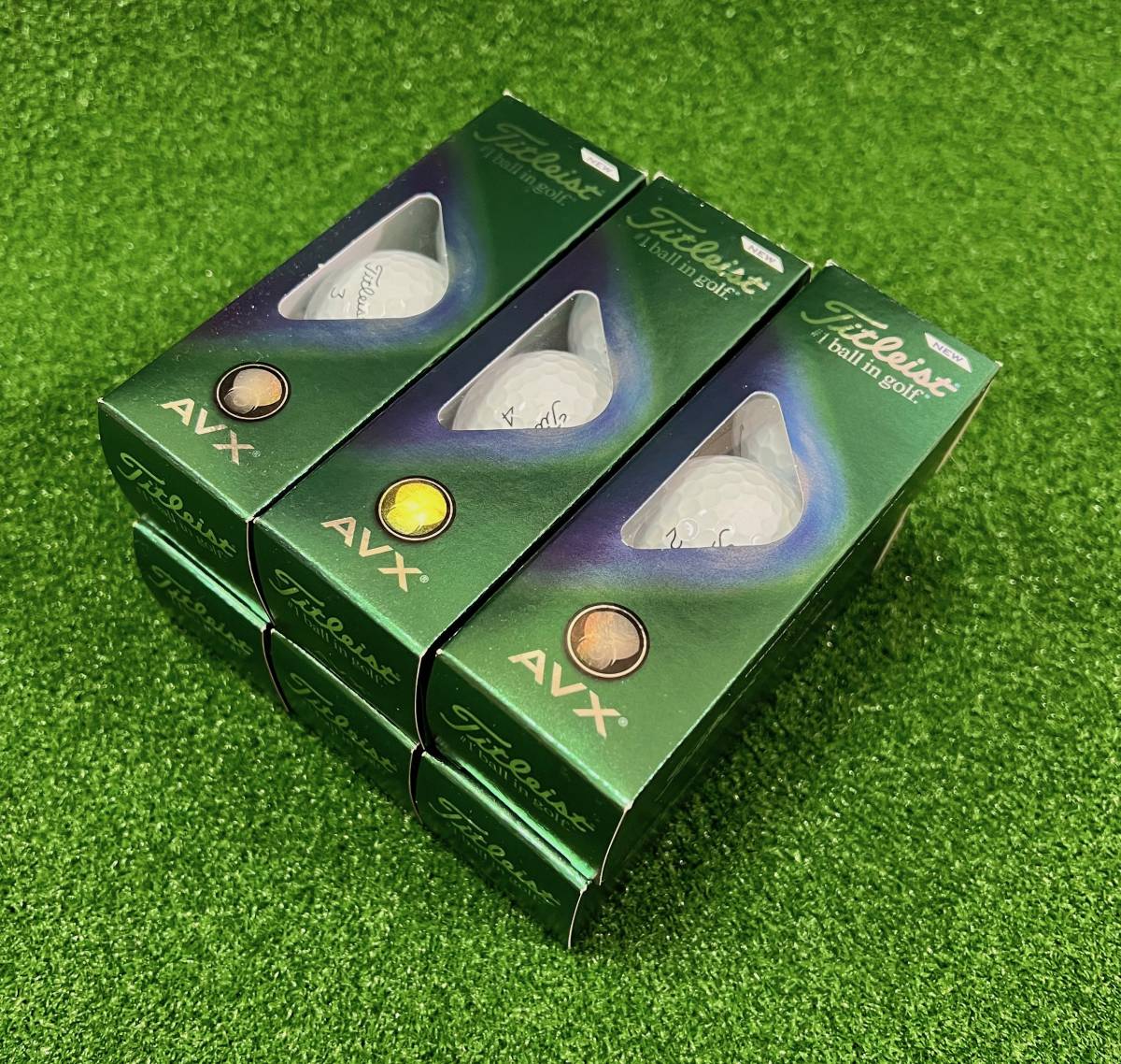 Titleist【タイトリスト】AVX【ホワイト】2022年モデル　新品未使用日本正規品 ６スリーブ