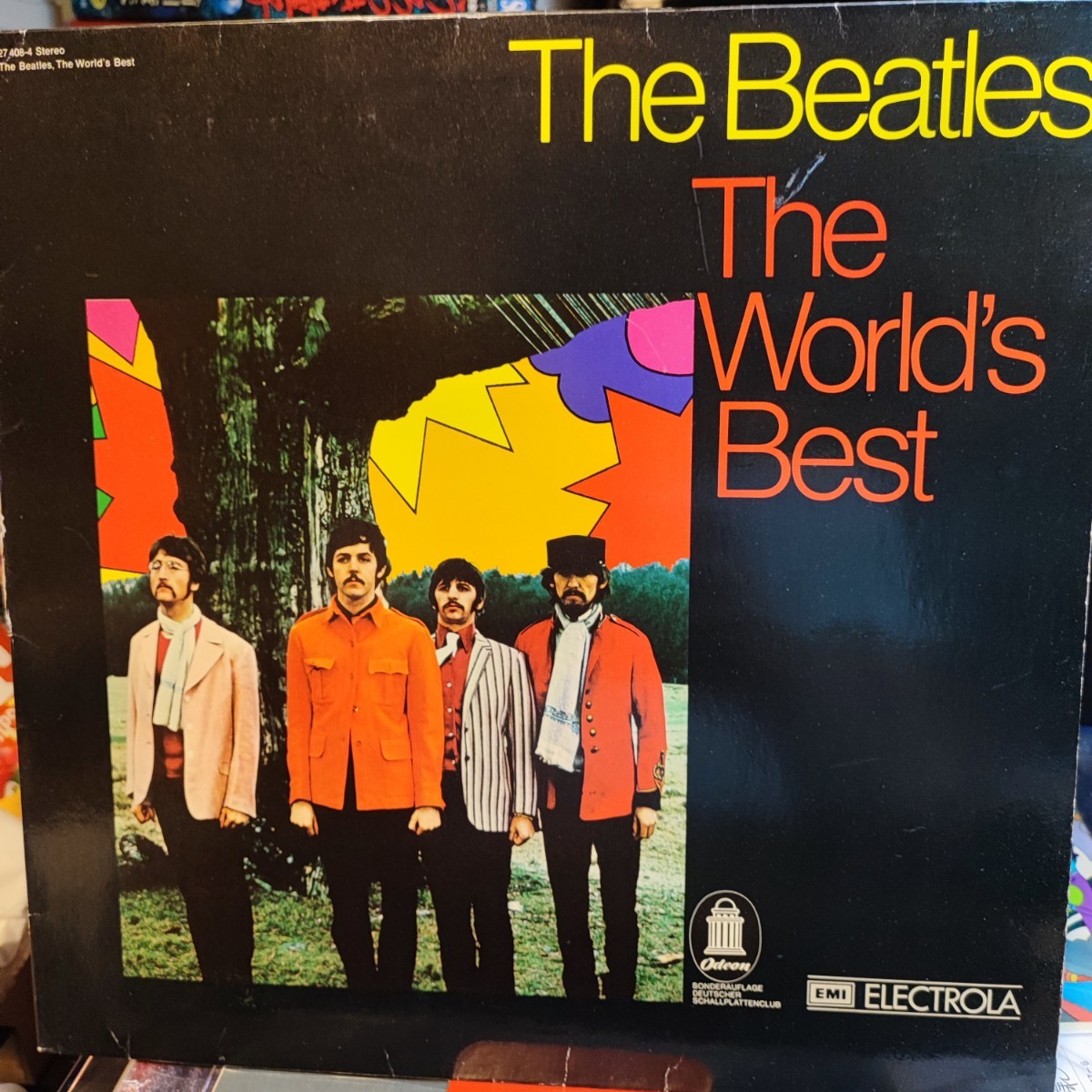 LP GEAMAN ORGINAL THE BEATLES WORLD'S BEST レアなブルーコロンビアレーベル　CLUB EDITION 程度抜群