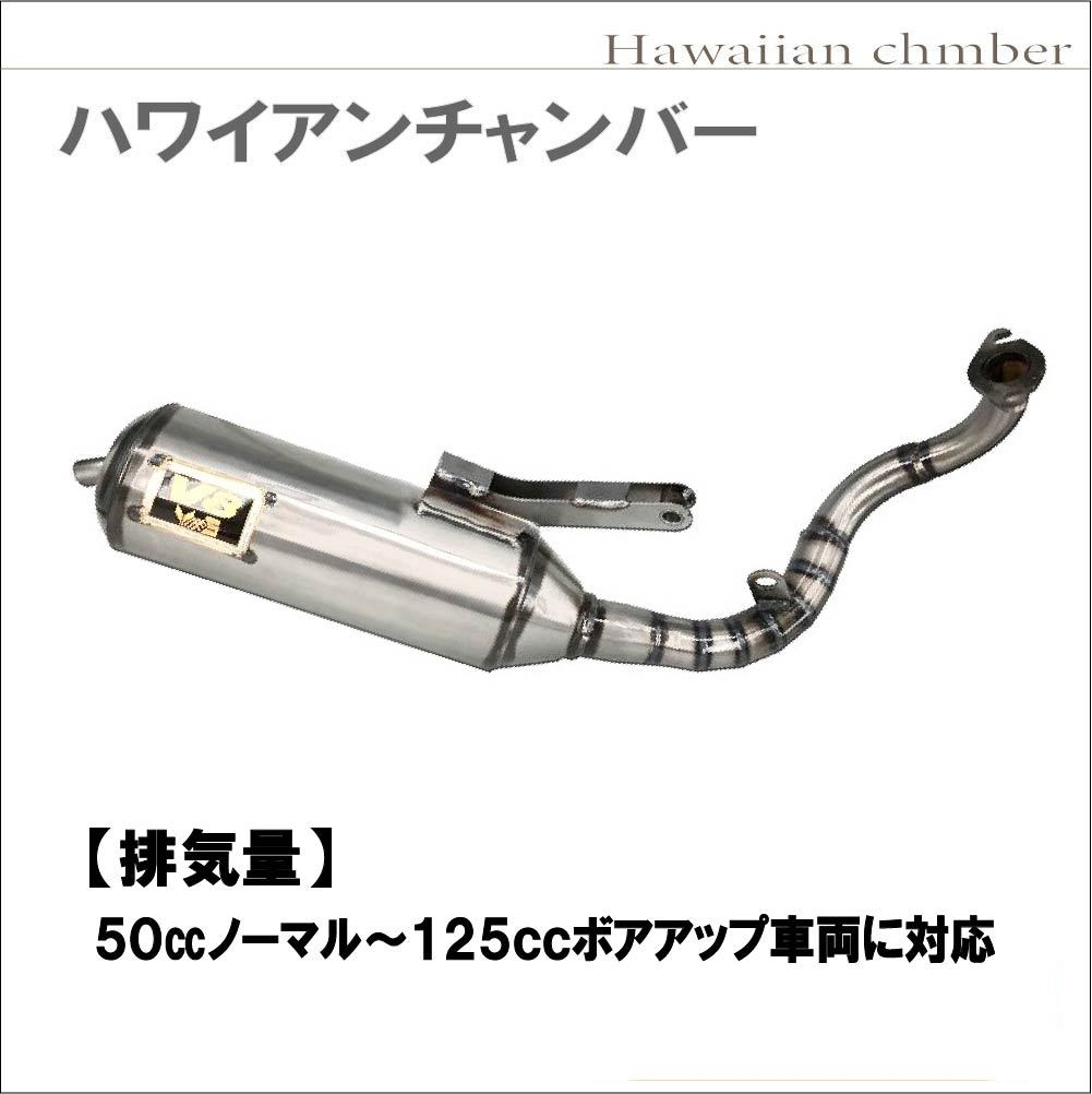 ホンダ ディオ DIO 横型 V8 ハワイアンチャンバー マフラー ライブ