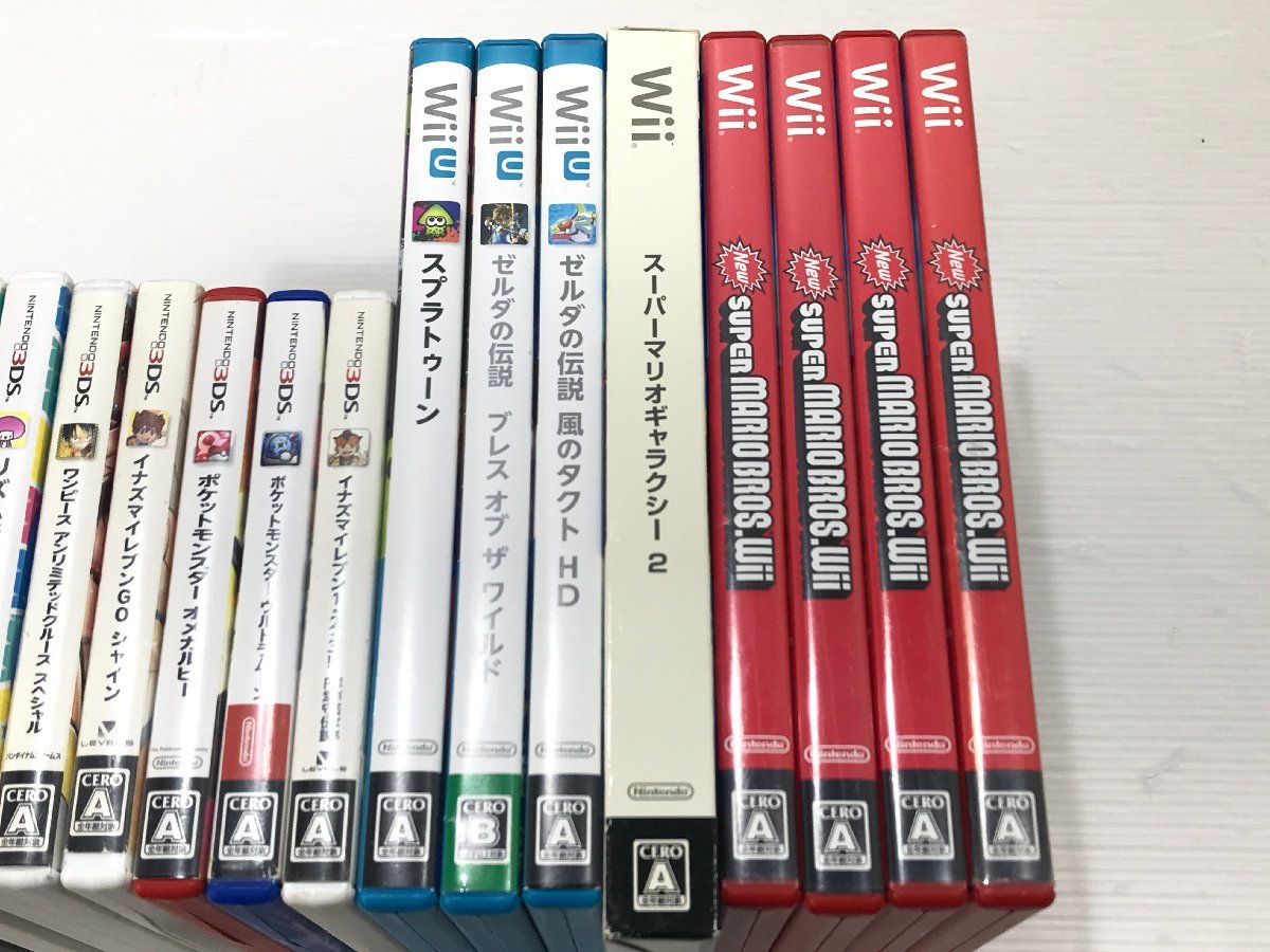 TAG・ジャンク品】☆ゲームソフト まとめ売り ☆Wii/WiiU/DS/3DS