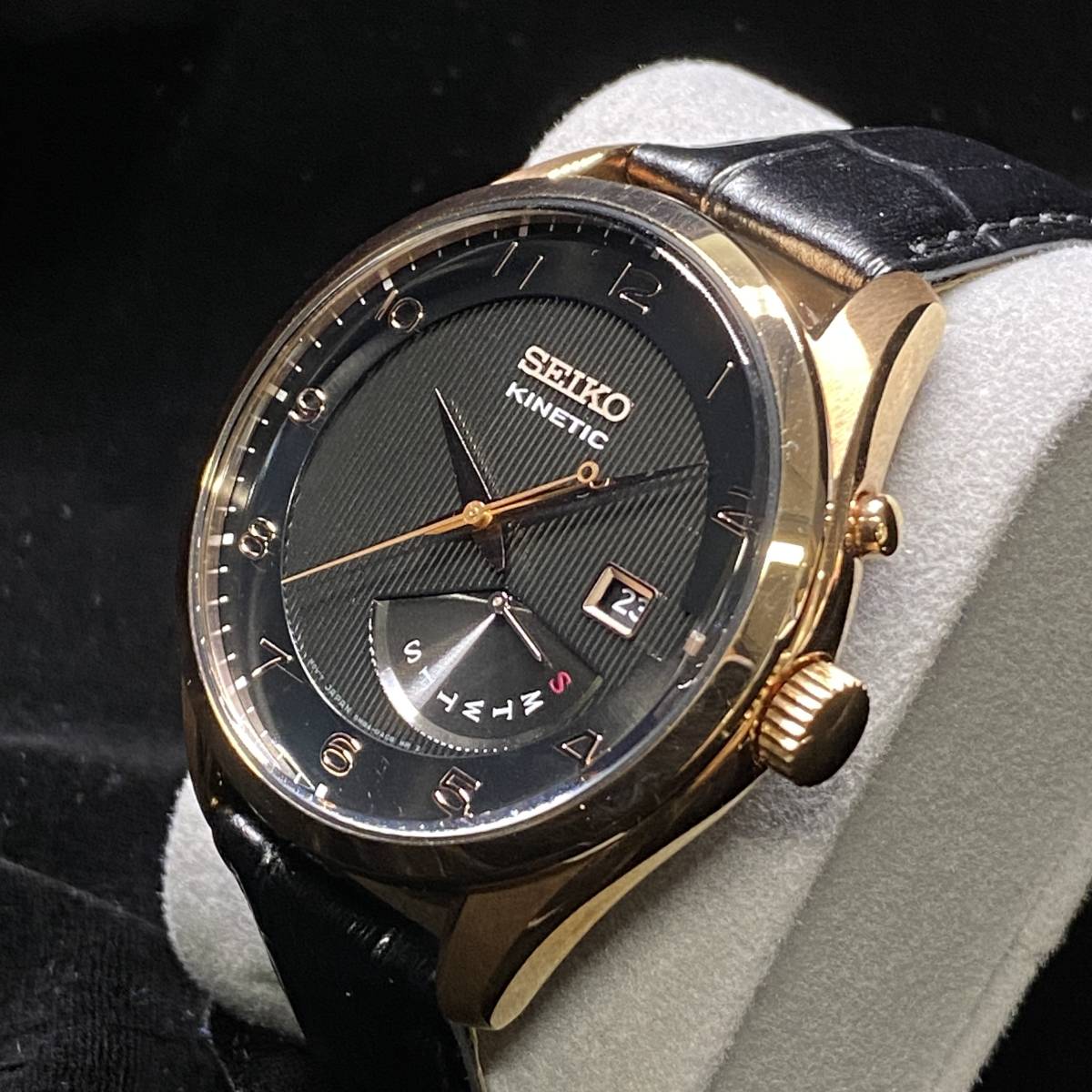 1円～ 6T822310034 セイコー SEIKO デイデイト 5M84-0AC0 キネティック SS メンズ 腕時計 コレクション 稼働OK