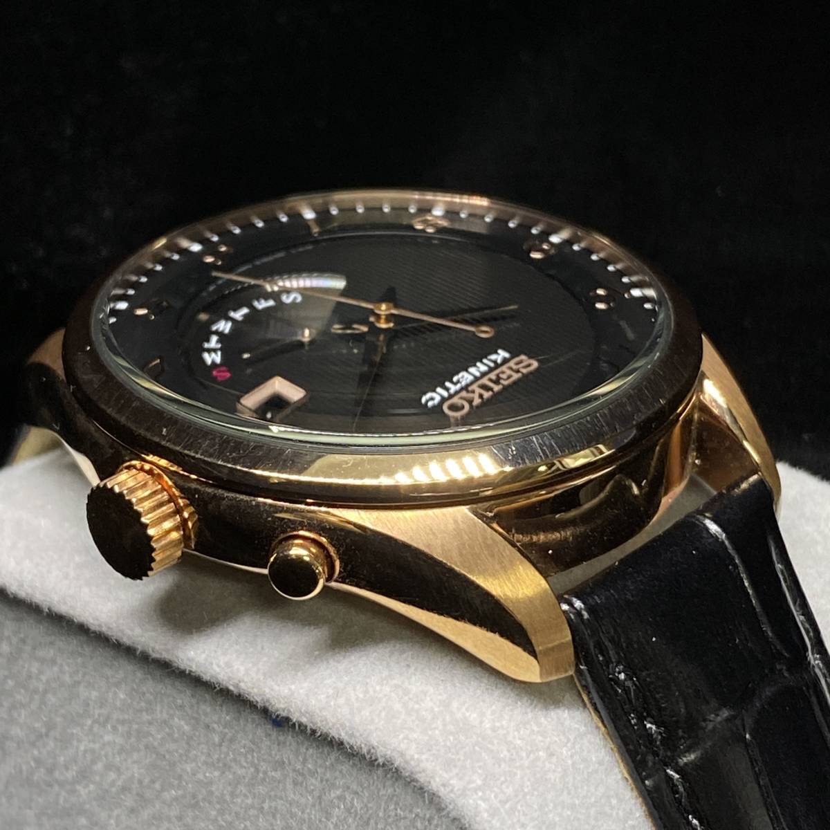 1円～ 6T822310034 セイコー SEIKO デイデイト 5M84-0AC0 キネティック SS メンズ 腕時計 コレクション 稼働OK