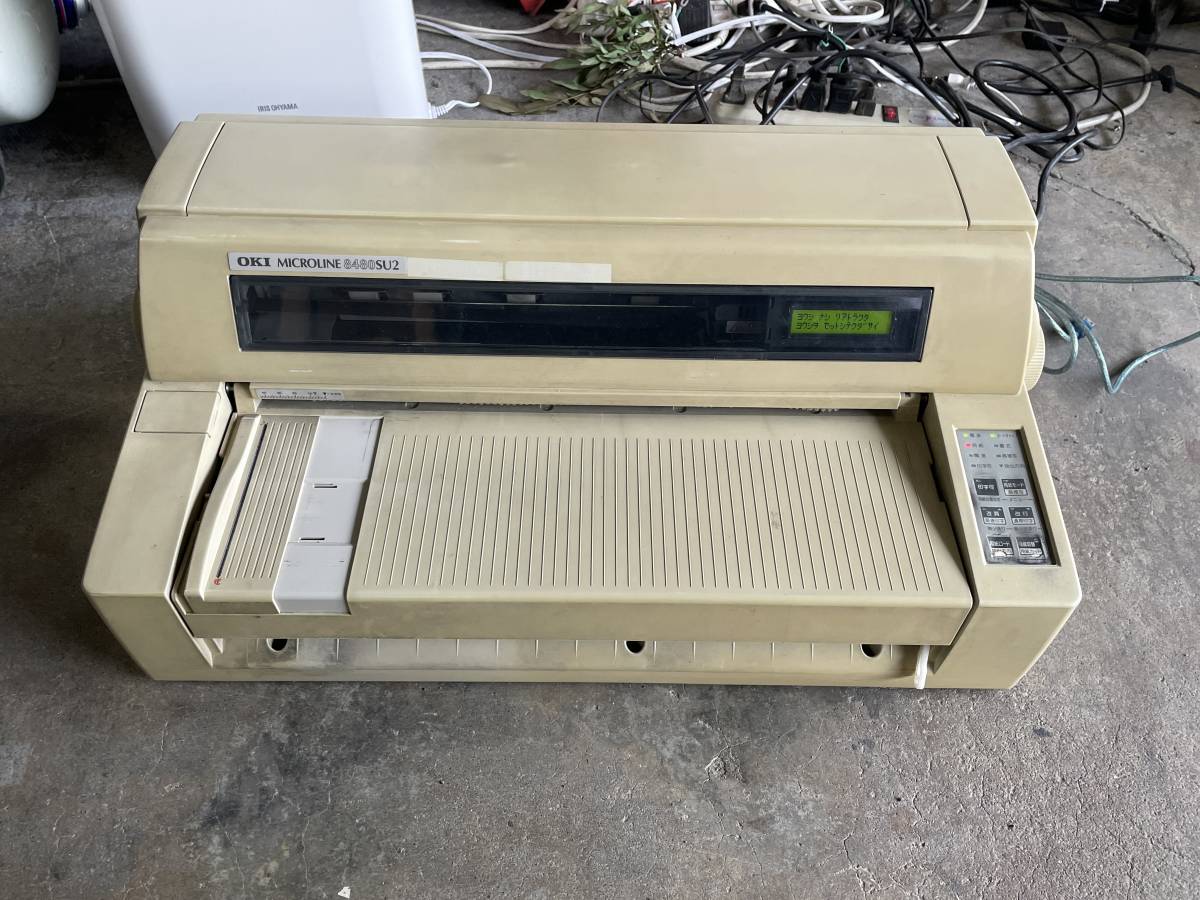 OKI ドットインパクトプリンター MICROLINE 8480SU2-R ジャンク
