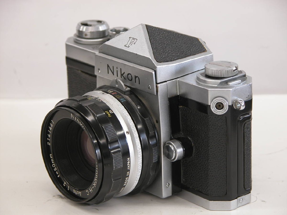 ☆完全動作☆Nikon F アイレベル ビスなし！ 50mm F2 初期＃696