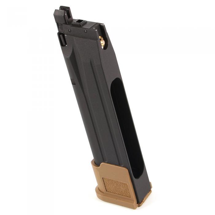 【送料無料】 シグ 【1本】 TAN SIG SAUER ProForce M17 CO2 GBB CO2ガスガン用 マガジン 国内正規品 G17 G18 グロック ハイキャパ