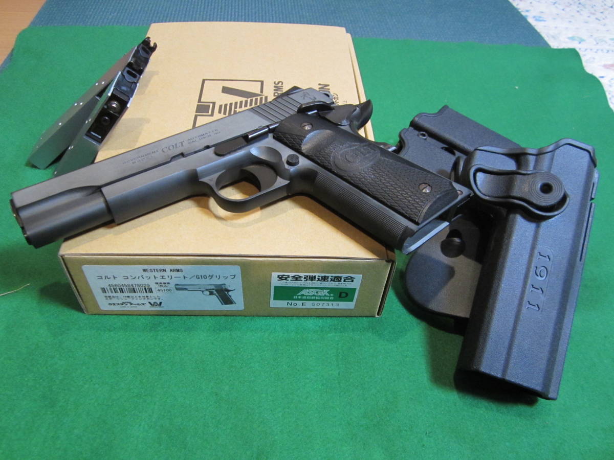 ウエスタンアームズコルトコンバットエリートG10グリップ コルト