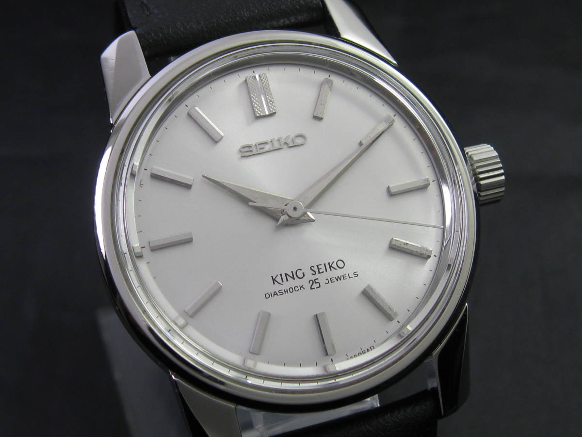 King Seiko/キングセイコー KS セカンドモデル Ref.44-9990 Cal.44A シルバー 手巻 オーバーホール/新品仕上済 1965年製造