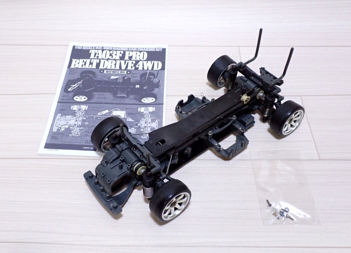 1/10 タミヤ TA03F-PRO シャーシ ドリフトなどへも