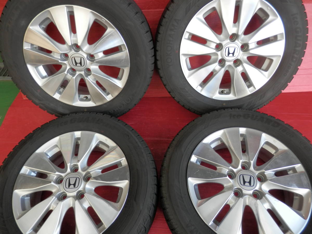 ホンダ純正 ステップワゴン 205/60r16アルミホイール＆タイヤ ①