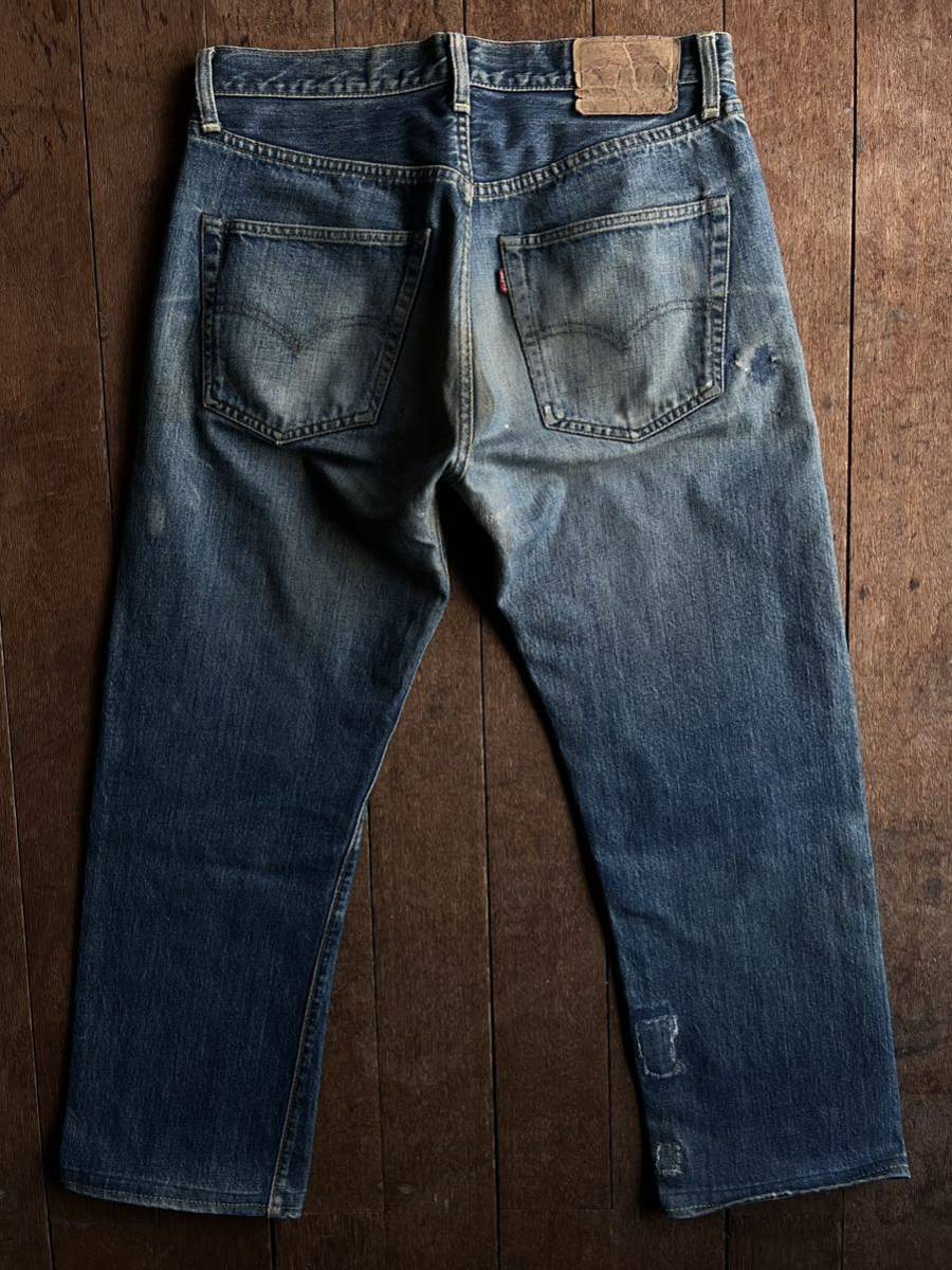神サイズ60s LEVIS 501 BIGE （ビッグE）最高の色落ち通常Rスレキ 