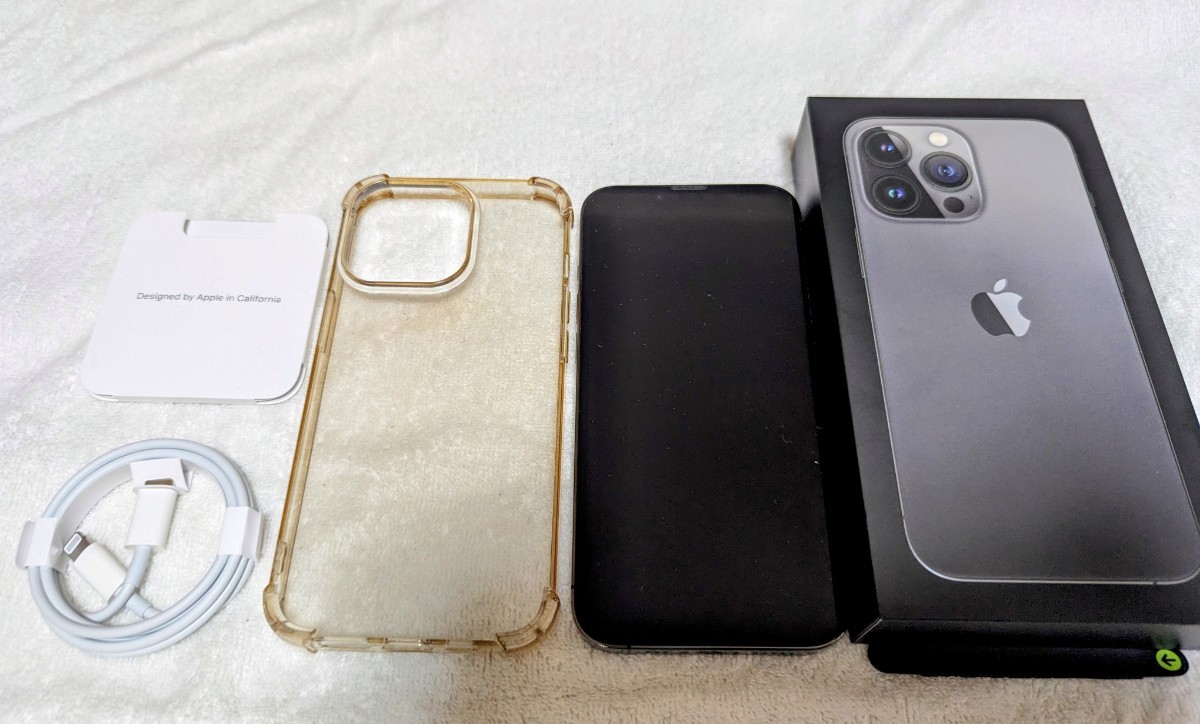 ☆美品☆iPhone 13 Pro 256GB グラファイト SIMフリー - iphone13 pro 