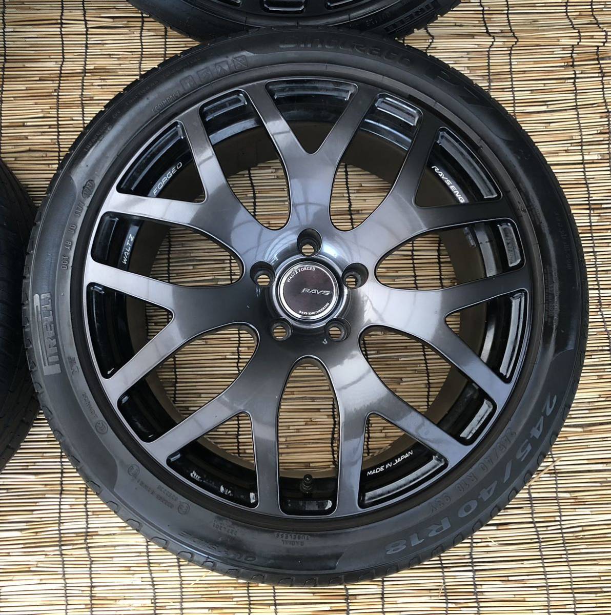 希少 レイズ ヴァルツフォージド RAYS WALTZ FORGED S7 タイヤホイール  