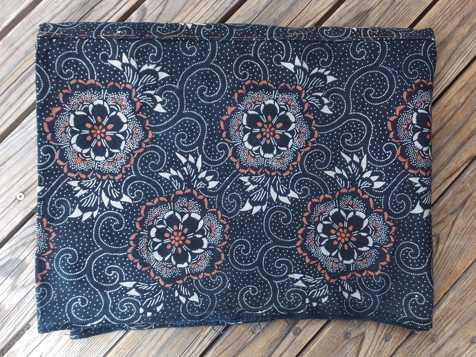 藍染め古布を使用した作品　朱木蓮　個展出品作品 藍染め古布を使用した作品 朱木蓮 個展出品作品 商品の説明藍