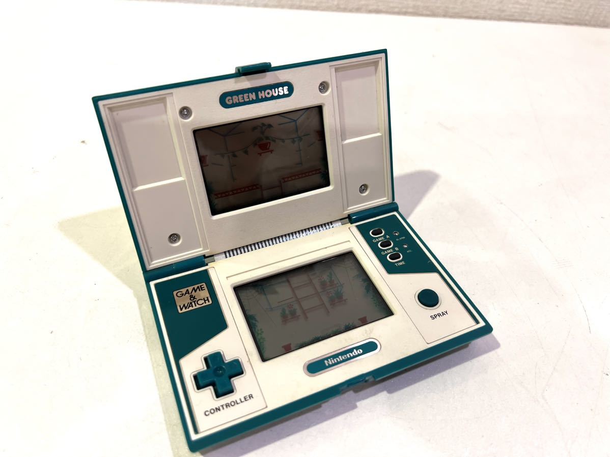 Nintendo 任天堂 GAME&WATCH ゲームウォッチ GREEN HOUSE グリーン 