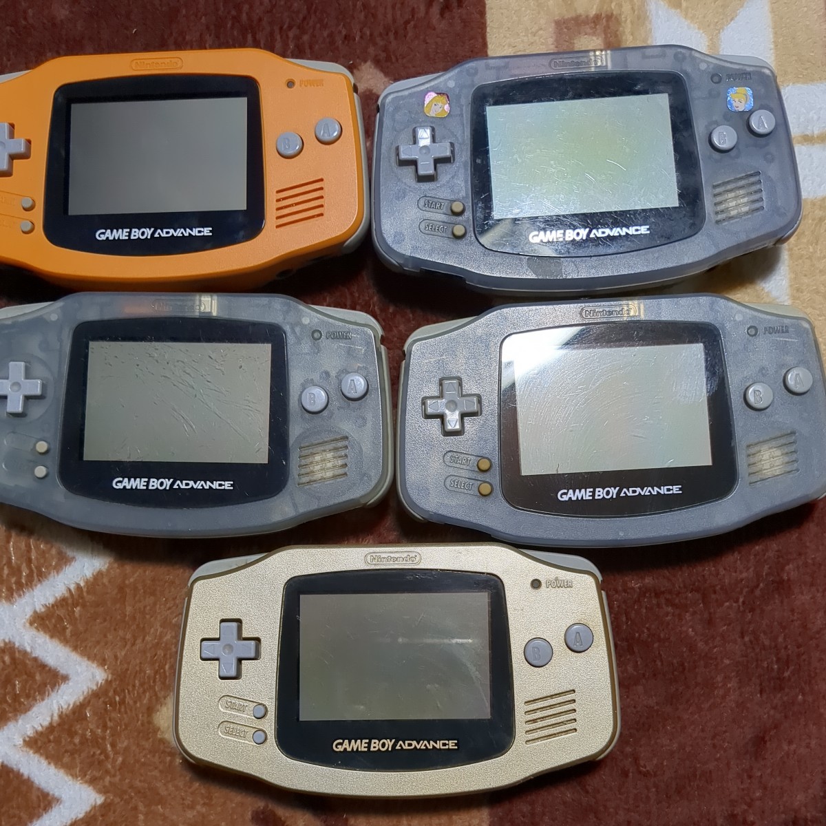 現状品 ゲーム機本体 任天堂 ゲームボーイ アドバンス 5台 Nintendo