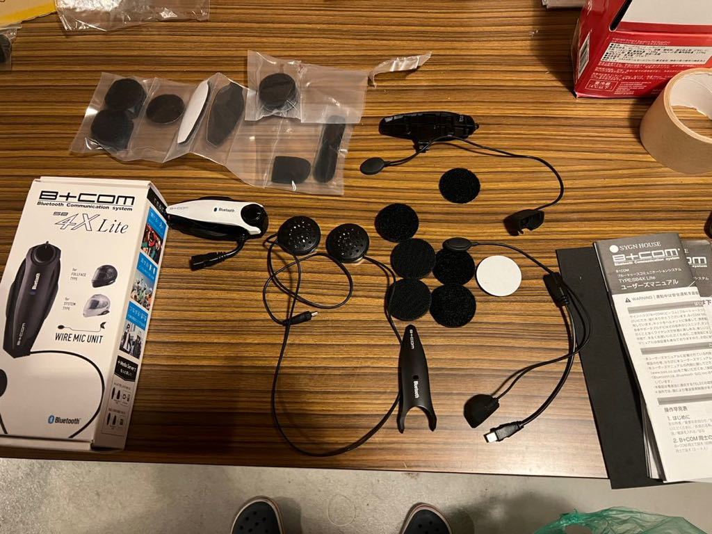 B+COM ビーコム SB4X lite インカム 中古