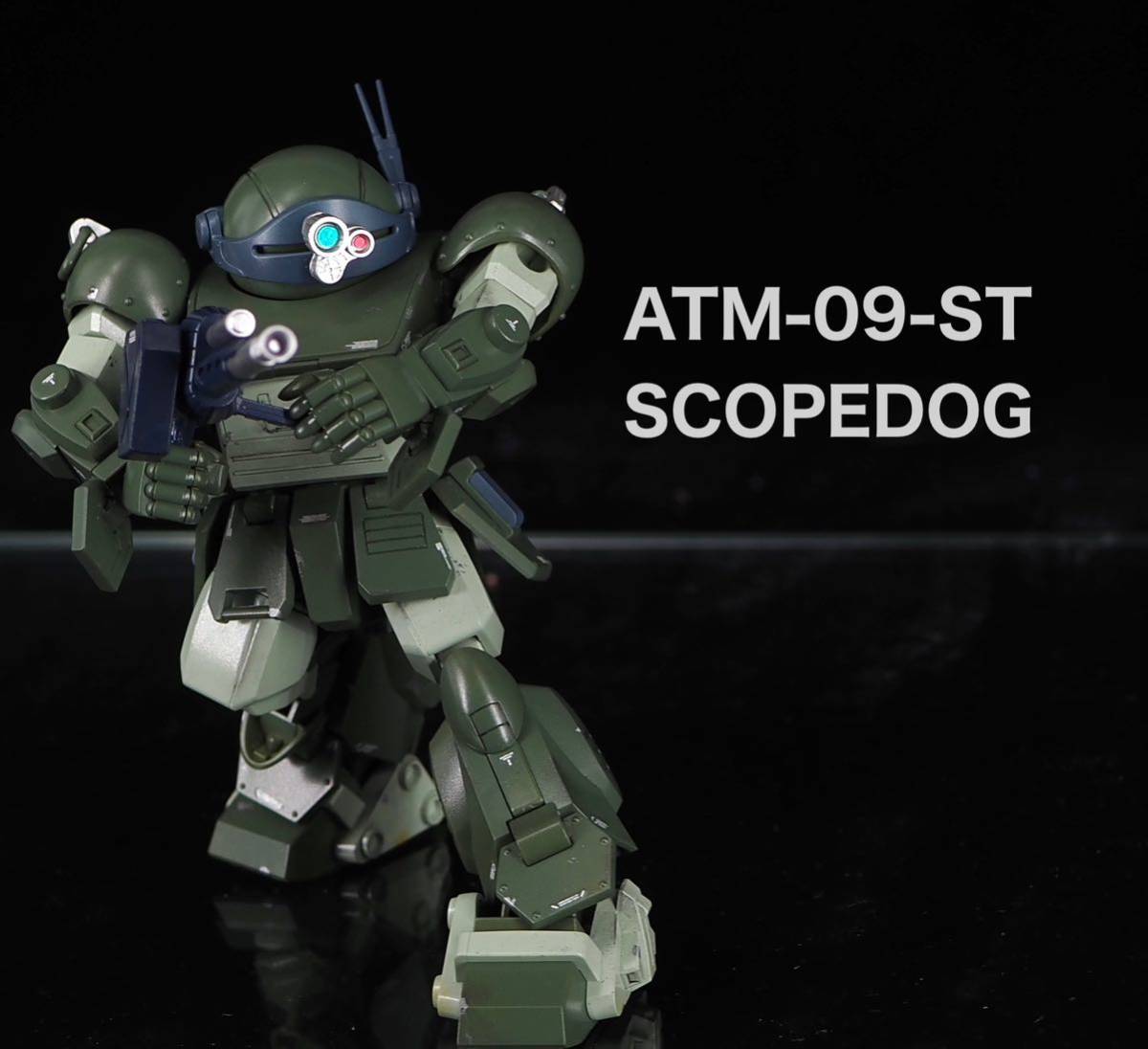 HG スコープドッグ 全塗装完成品 ウェザリング仕上げ ミリタリー塗装 スコープドッグ HG HGスコープドッグ 全塗装 塗装編｜お手軽3色仕上げ