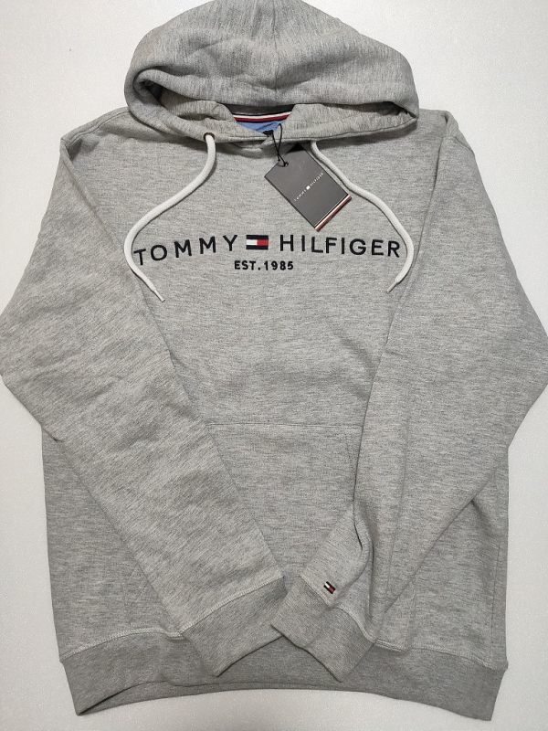 1円開始　未使用　843　L　whitesmoke　Tommy Hilfiger　トミー ヒルフィガー　長袖　パーカー