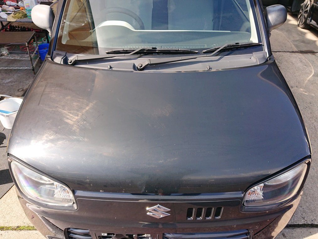 『psi』 スズキ HA36S アルト ボンネット ZJ3 ブラック H28年式